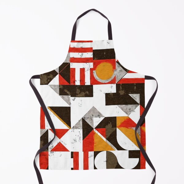 Item preview, Grunge Bauhaus Modernism Geometric Red, White, Black Abstract designed and sold by DEC02.