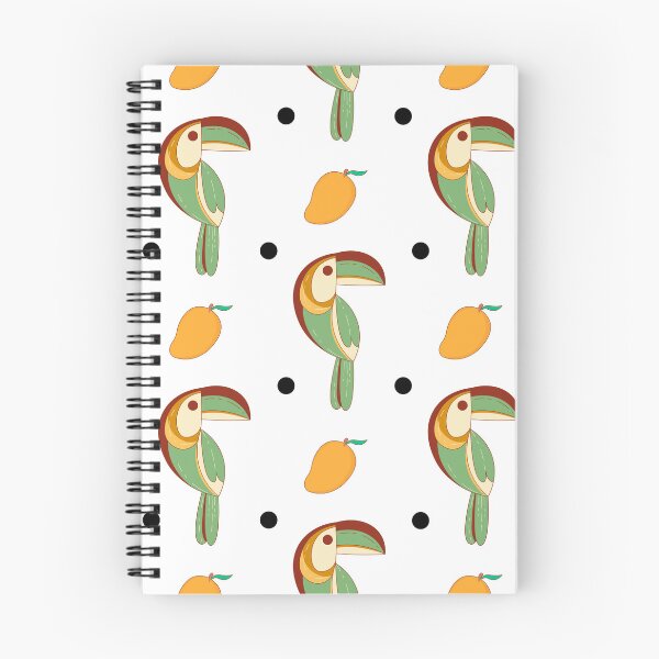 Item preview, Cute Toucan Mango Tropical Seamless Pattern Design designed and sold by NadDot.