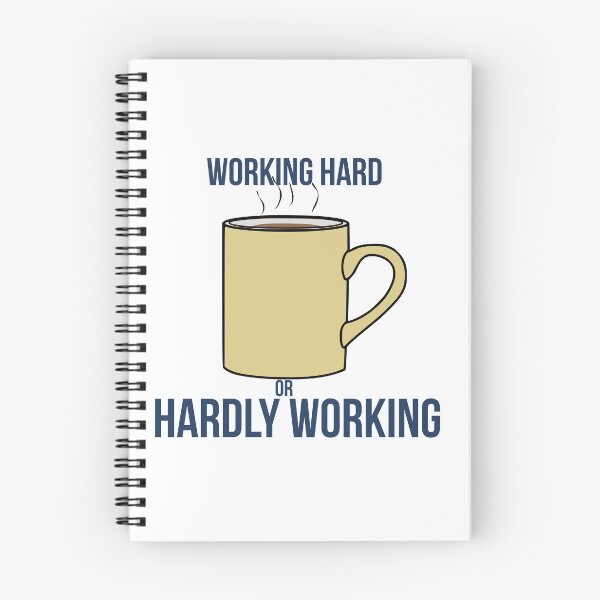 Item preview, Working Hard or Hardly Working? | Funny Coffee & Office Humor T-Shirt designed and sold by ConsolAssoc Creative Studio.