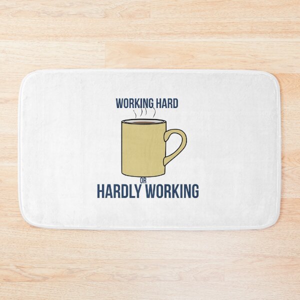 Item preview, Working Hard or Hardly Working? | Funny Coffee & Office Humor T-Shirt designed and sold by ConsolAssoc Creative Studio.