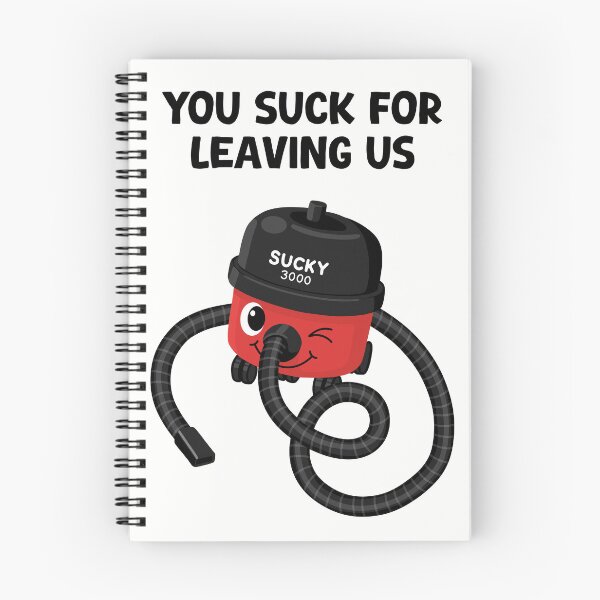 Item preview, Funny Leaving Work Vacuum Pun designed and sold by The Home Of Pink Peach.