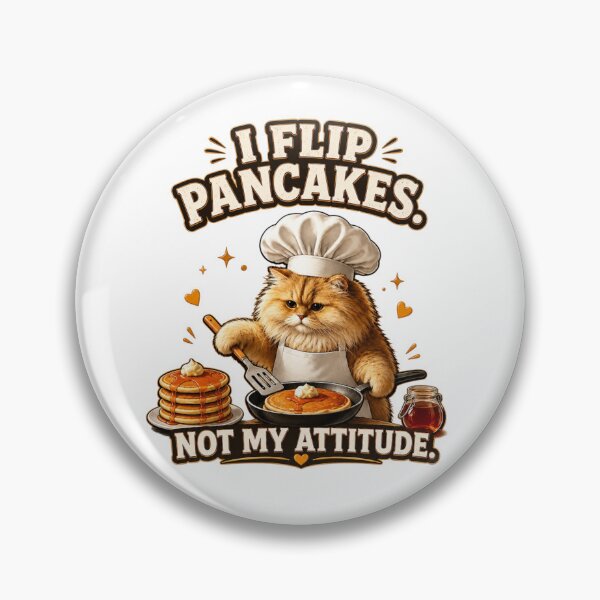 Item preview, Grumpy Chef Cat Funny Pancake Lover Gift designed and sold by Gentlestate.