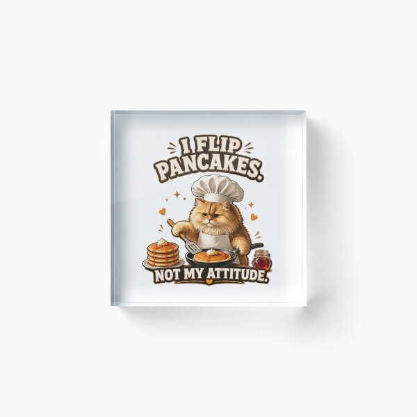 Item preview, Grumpy Chef Cat Funny Pancake Lover Gift designed and sold by Gentlestate.