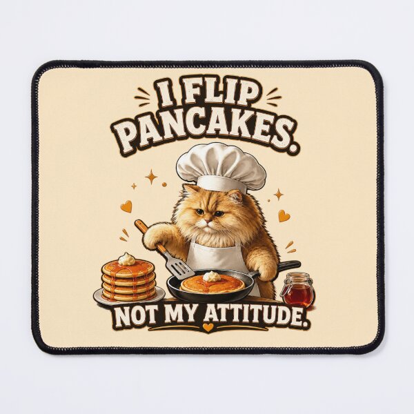 Item preview, Grumpy Chef Cat Funny Pancake Lover Gift designed and sold by Gentlestate.