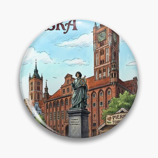 Item preview, Toruń Poland Illustrated Travel Poster designed and sold by Ar0undTheW0rld.