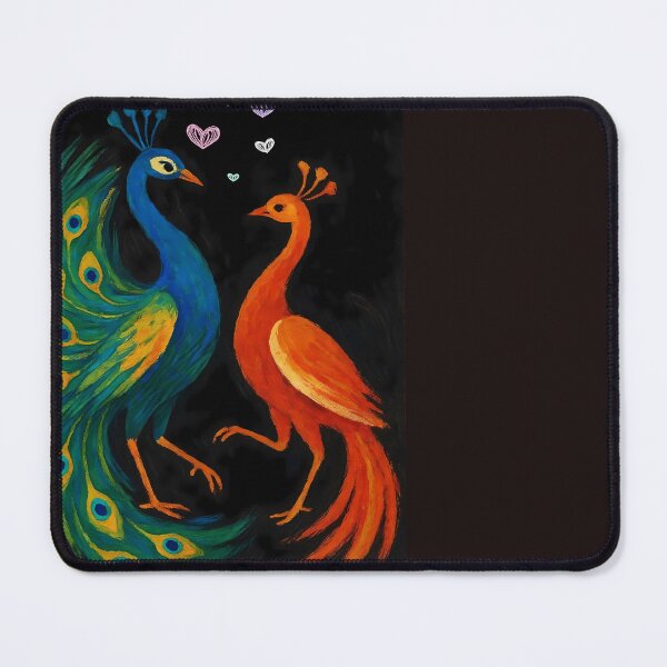 Item preview, Peacock and peahen artwork designed and sold by REDCLASH2002.