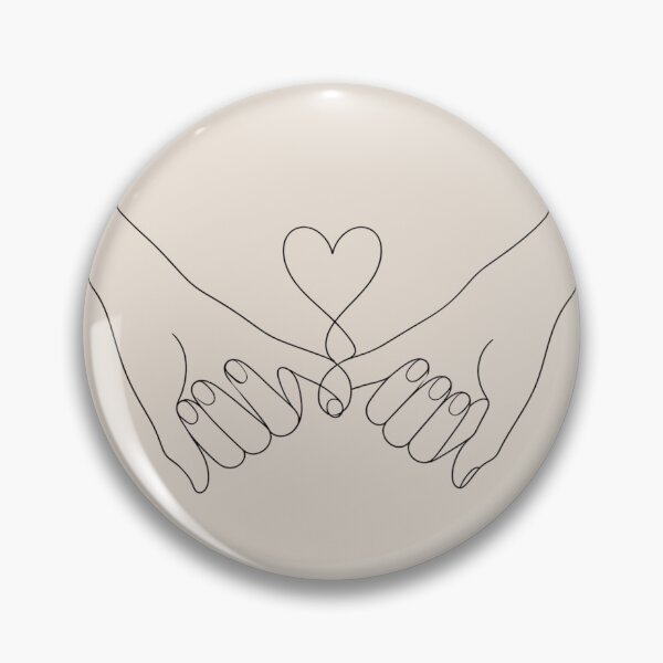 Item preview, Pinky Promise Line Art | Minimalist Love & Friendship Illustration designed and sold by astersgraphics.