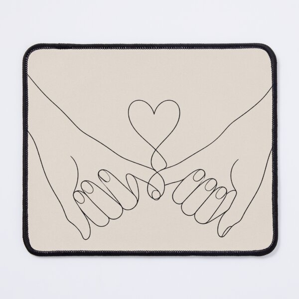 Item preview, Pinky Promise Line Art | Minimalist Love & Friendship Illustration designed and sold by astersgraphics.