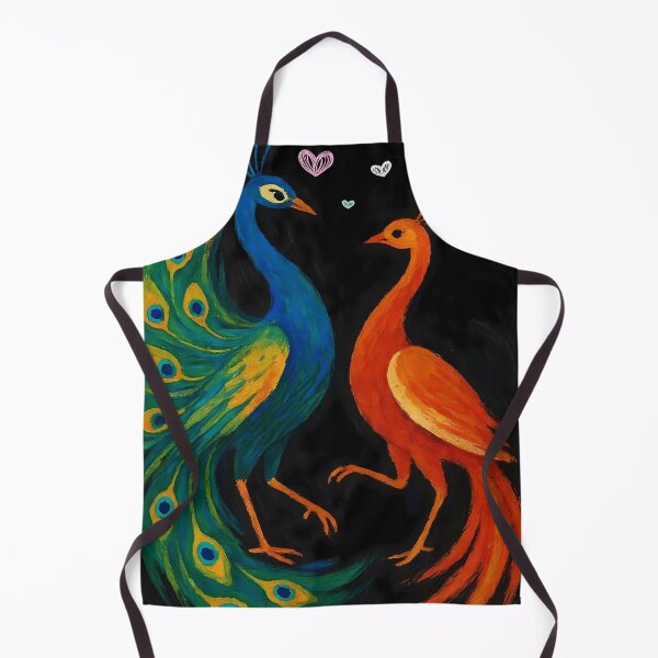 Item preview, Peacock and peahen artwork designed and sold by REDCLASH2002.
