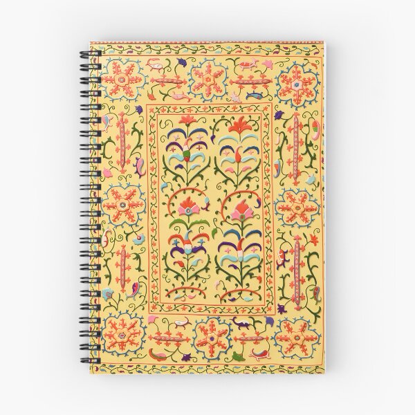 Item preview, Lakai Nim Suzani Uzbekistan Embroidery Pattern designed and sold by Vicky Brago-Mitchell®.