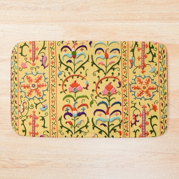 Item preview, Lakai Nim Suzani Uzbekistan Embroidery Pattern designed and sold by Vicky Brago-Mitchell®.
