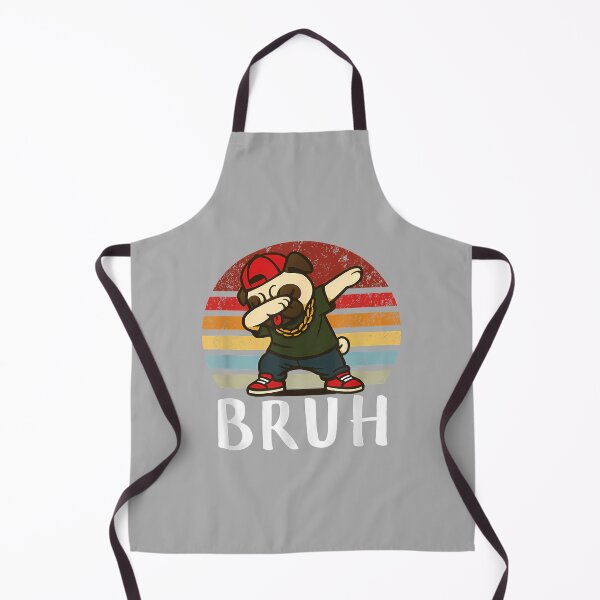 Item preview, Funny Pug Dog Dabbing Hip Hop Retro Vintage Meme Bruh Youth designed and sold by ArleneRowe.