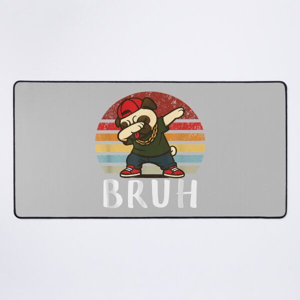 Item preview, Funny Pug Dog Dabbing Hip Hop Retro Vintage Meme Bruh Youth designed and sold by ArleneRowe.