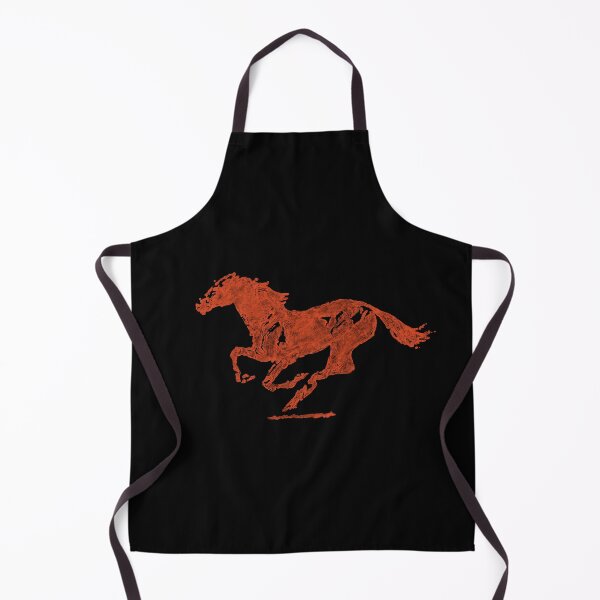 Item preview, Red Orange Horse Silhouette designed and sold by Archived by Vic.