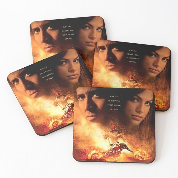 Item preview, Ghost Rider Fiery Movie Poster designed and sold by Vicky021.