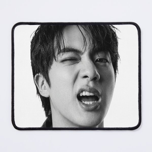 Item preview, Jin Winking Portrait | Aesthetic Halftone Heart Design designed and sold by Mooncreates7.