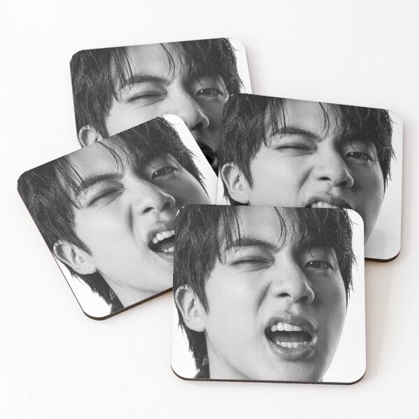 Item preview, Jin Winking Portrait | Aesthetic Halftone Heart Design designed and sold by Mooncreates7.
