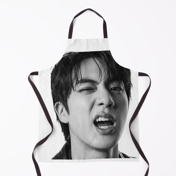 Item preview, Jin Winking Portrait | Aesthetic Halftone Heart Design designed and sold by Mooncreates7.