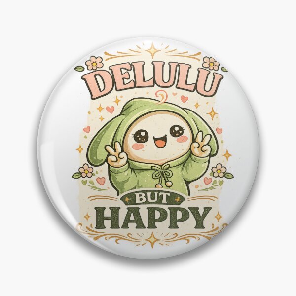 Item preview, DELULU BUT HAPPY designed and sold by PeterPunkt.