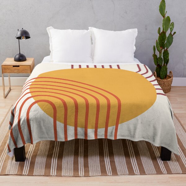Item preview, Mid Century Modern Geometric Rainbow Arches Retro Sunset 70s Nostalgia designed and sold by nineFlorals.