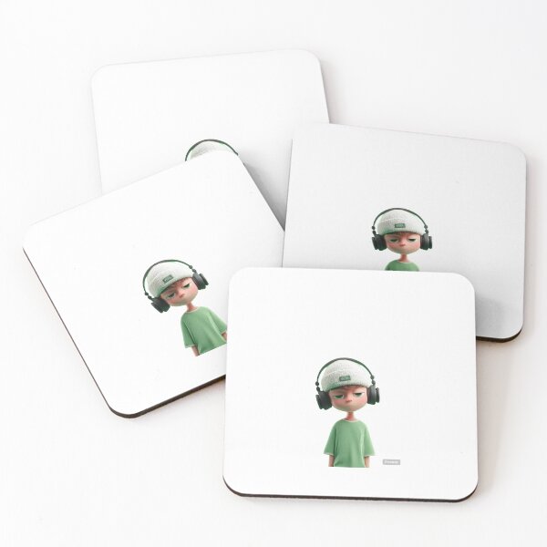 Item preview, Sleepy Cool Boy with Headphones | 3D Cartoon Aesthetic Character designed and sold by Scottvisuals.