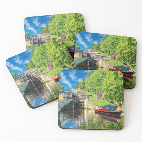 Item preview, Bingley Five Rise Locks designed and sold by Alisonchambers2.