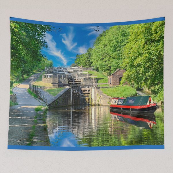 Item preview, Bingley Five Rise Locks designed and sold by Alisonchambers2.