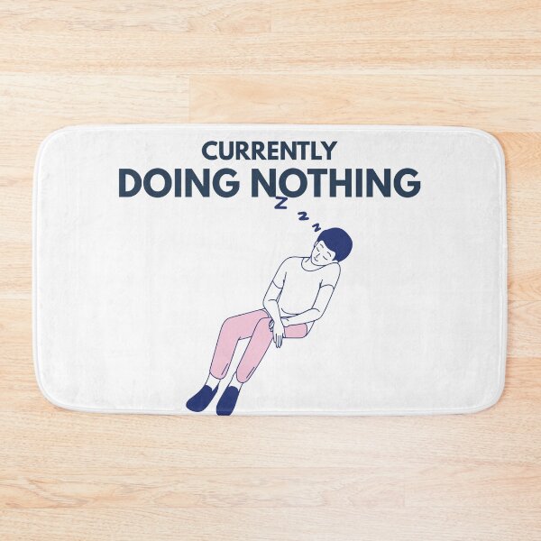 Item preview, Currently Doing Nothing | Funny Lazy Day & Procrastination Humor T-Shirt designed and sold by ConsolAssoc Creative Studio.