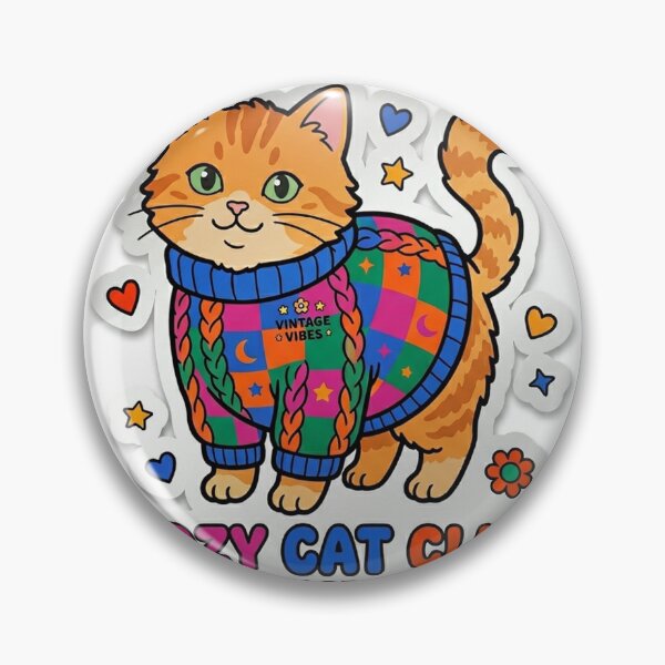 Item preview, Cozy Vintage Cat Club designed and sold by MochiMeteor.