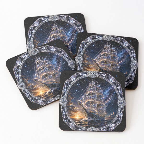Item preview, Celestial Crystal Ship designed and sold by MagicPixelFrame.