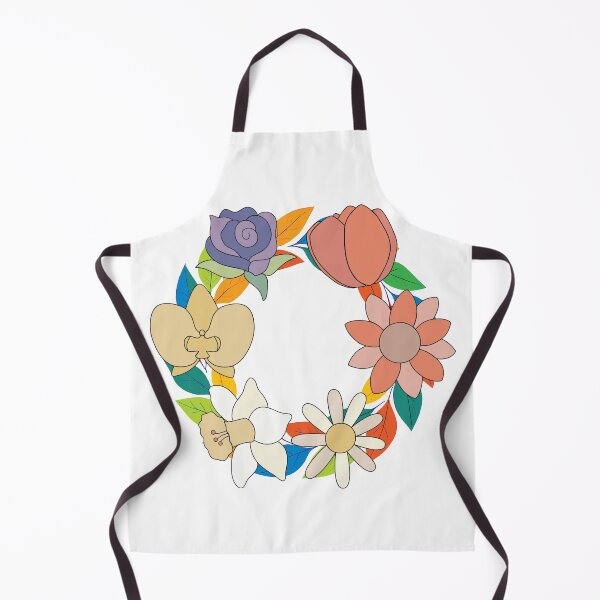 Item preview, Whimsical Floral Wreath Botanical Illustration designed and sold by creartdsign.