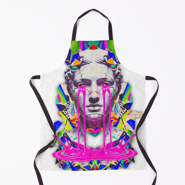 Item preview, Neon Crying Bust: Geometric Polygon Decay designed and sold by A E S T H E T A T A G.