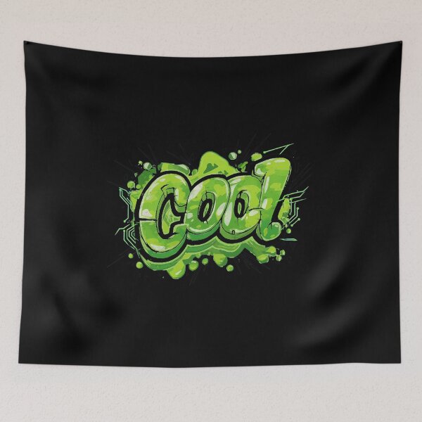 Item preview, COOL Slime Graffiti Blob Word Design designed and sold by Random-Toon.