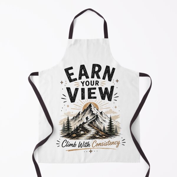 Item preview, Earn Your View Mountain Motivation designed and sold by Astra-Parallax.