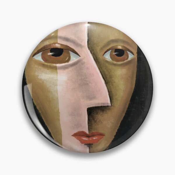 Item preview, Earth Tone Cubism Face Abstract Art designed and sold by aekritdeach.