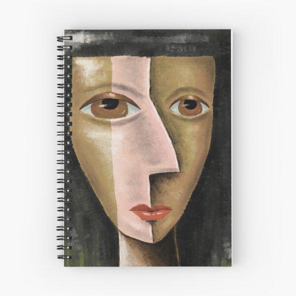 Item preview, Earth Tone Cubism Face Abstract Art designed and sold by aekritdeach.