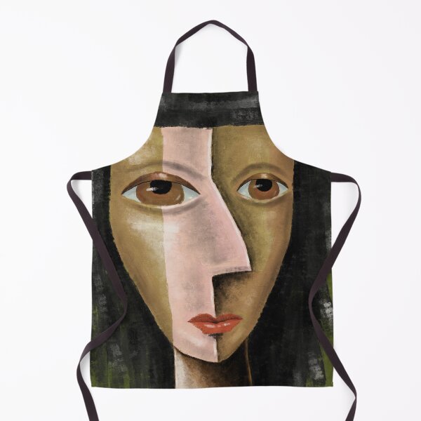 Item preview, Earth Tone Cubism Face Abstract Art designed and sold by aekritdeach.
