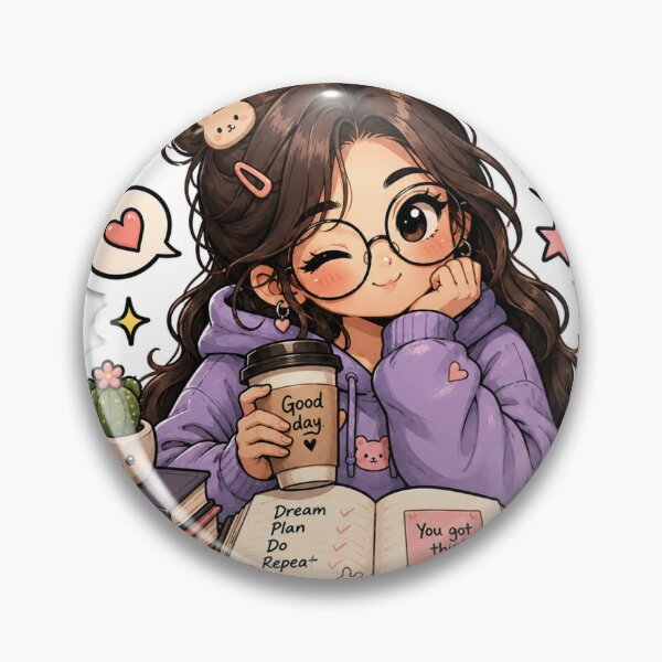 Item preview, Cute Student Life Aesthetic Character designed and sold by Aaruch.