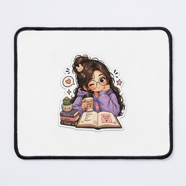 Item preview, Cute Student Life Aesthetic Character designed and sold by Aaruch.
