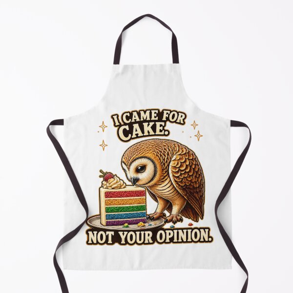 Item preview, Sassy Owl Funny Cake Lover Sarcastic Gift designed and sold by Gentlestate.