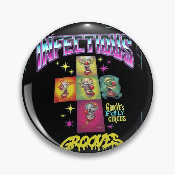 Item preview, Groovy Clown Faces Cross Band Art designed and sold by Random-Toon.