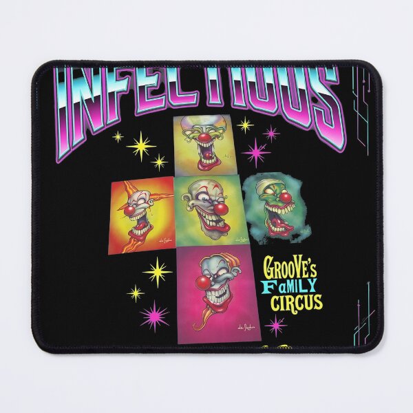 Item preview, Groovy Clown Faces Cross Band Art designed and sold by Random-Toon.