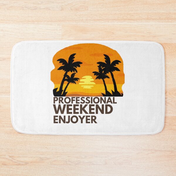 Item preview, Professional Weekend Enjoyer | Funny Weekend Lover Retro Sunset T-Shirt designed and sold by ConsolAssoc Creative Studio.