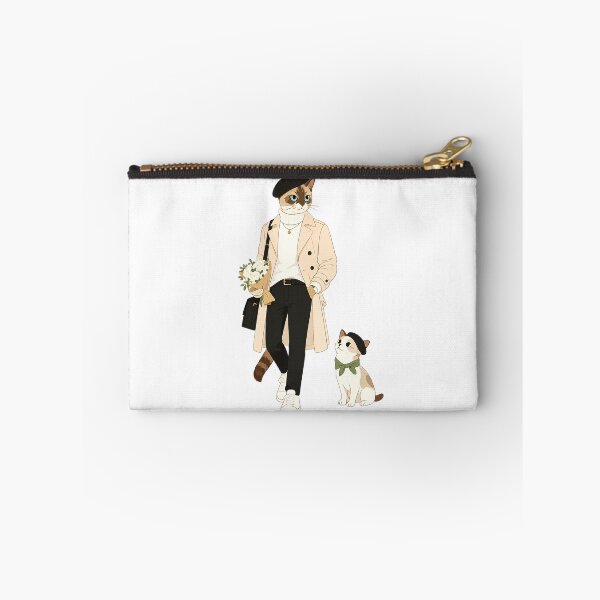 Item preview, Parisian Cat Stroll – Elegant Feline Fashion Illustration designed and sold by filou designs.