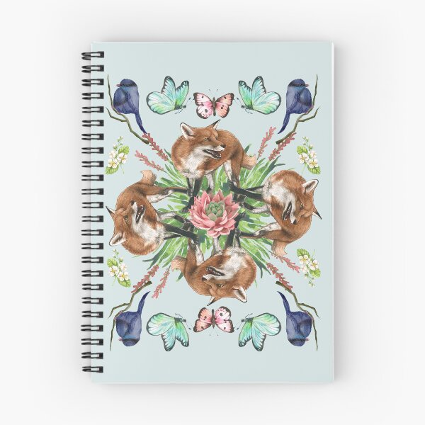 Item preview, Fox and Butterfly Mandala Design designed and sold by Nene Bird Designs.