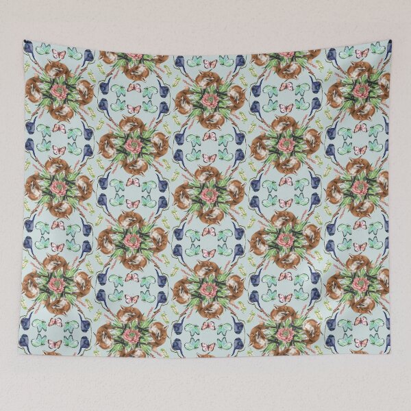 Item preview, Fox and Butterfly Mandala Design designed and sold by Nene Bird Designs.