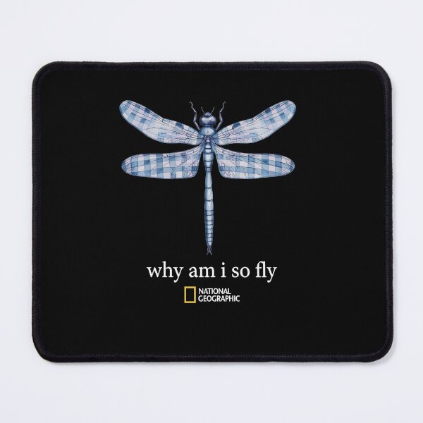 Item preview, Blue Dragonfly Why Am I So Fly Nature Humor Classic T-Shirt designed and sold by MichaelAdamArt.