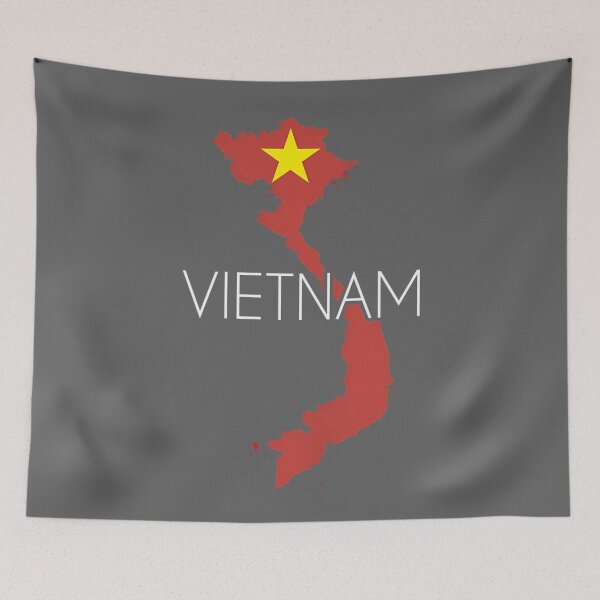 Item preview, Outline Vietnam Flag Performance designed and sold by KristineLi.