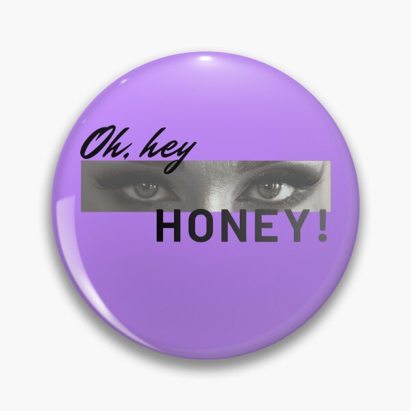 Item preview, Dramatic Eyes Text Art Oh Hey Honey designed and sold by VibeShift Studio.