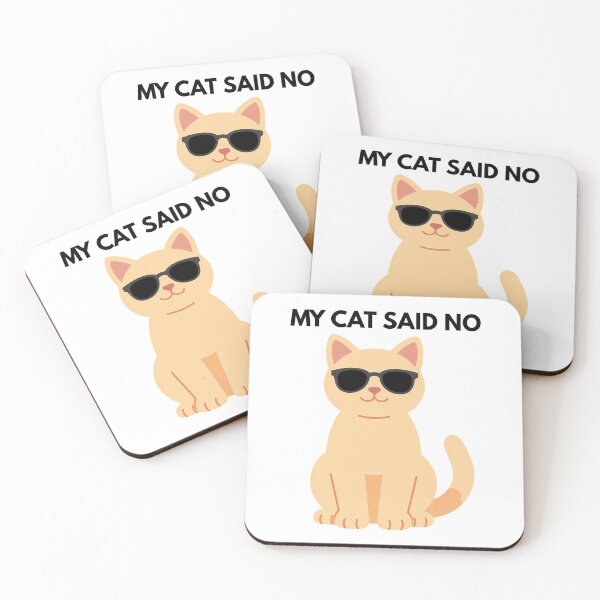Item preview, My Cat Said No | Funny Cat Lover Humor T-Shirt designed and sold by ConsolAssoc Creative Studio.